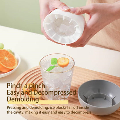 Premium BPA-free silicone ice cube tray with quick release design