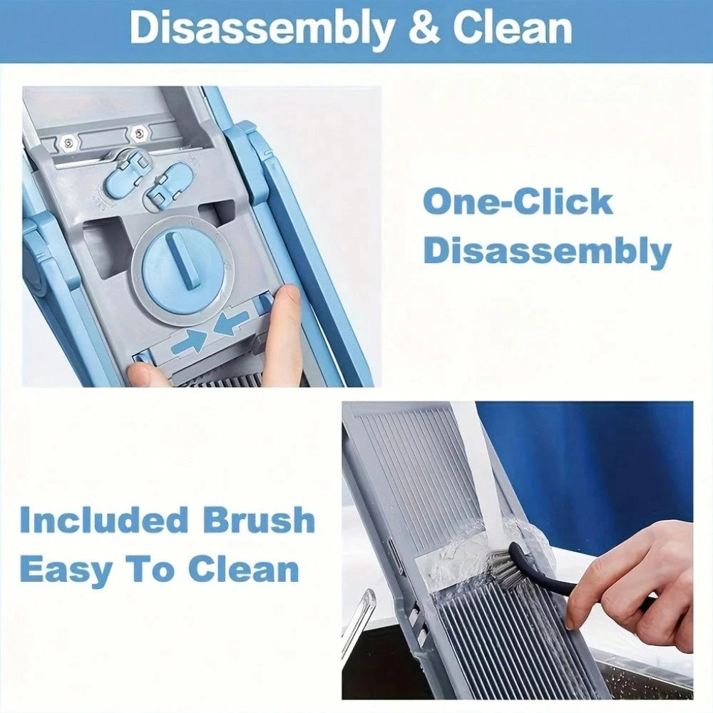 Multifunctional kitchen vegetable cutter and food prep tool