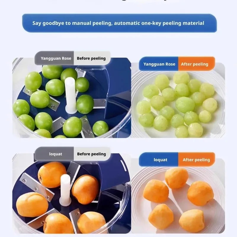 Automatic Electric Fruit & Vegetable Peeler – Multi-Function Hands-Free Kitchen Gadget