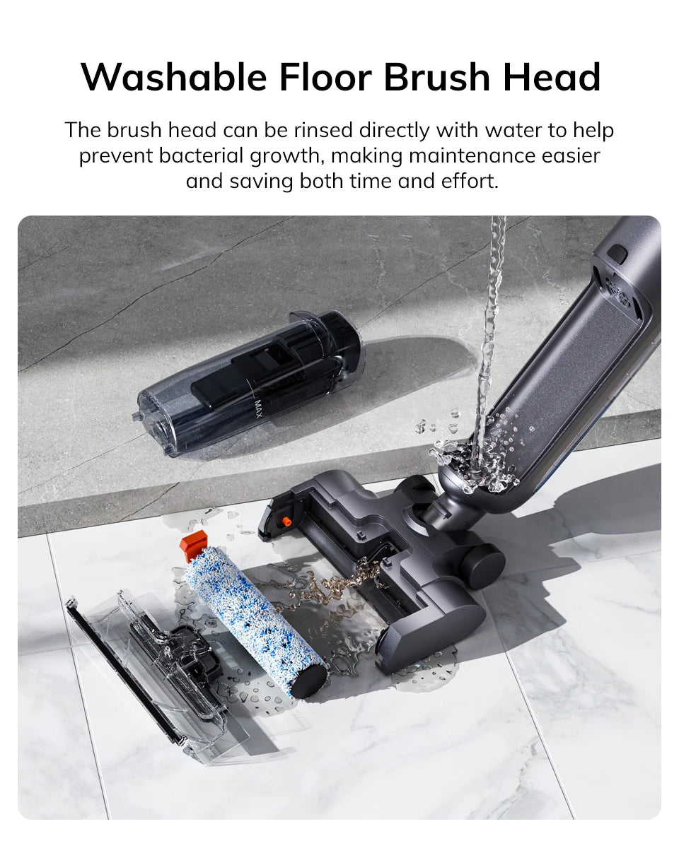 ILIFE W90 Pro Cordless Wet Dry Vacuum Cleaner & Smart Mop | 7000Pa Suction | Self-Cleaning Floor Washer