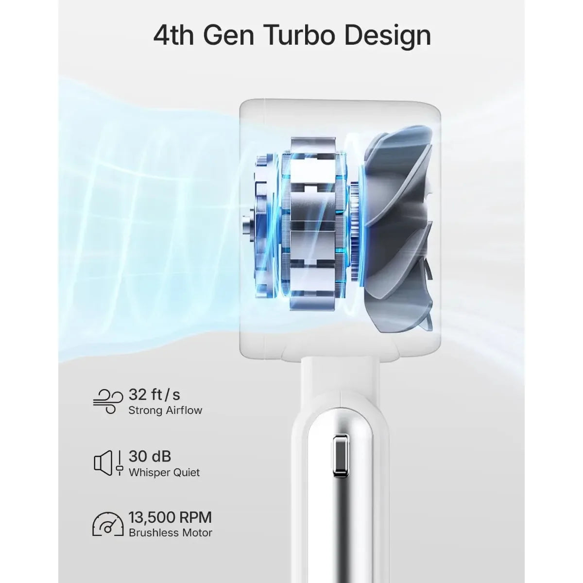 Foldable fan hanging by adjustable lanyard