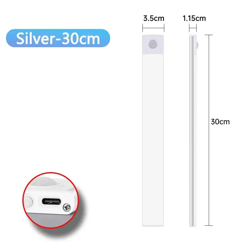 Motion Sensor Rechargeable Under Cabinet LED Light | ViralVaultX
