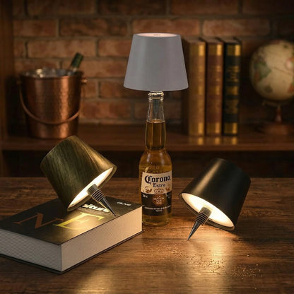 Bottle Lamp Rechargeable RGB Dimmable Wine Bottle Light Portable for Bar Restaurant Camping Party Decor Night Light