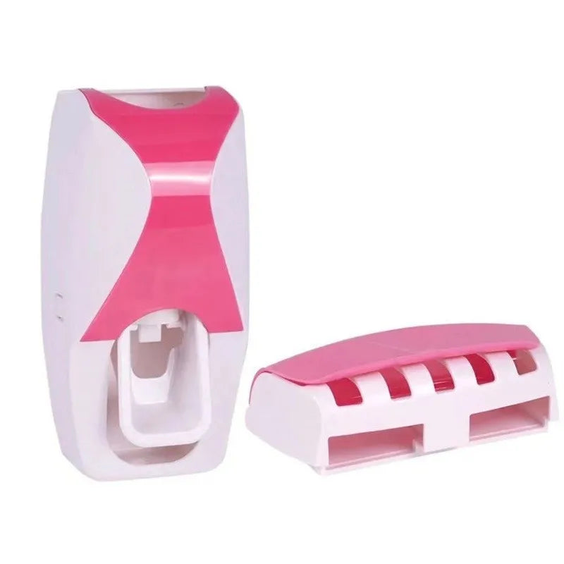 Wall-Mounted Automatic Toothbrush & Toothpaste Holder Set | ViralVaultX