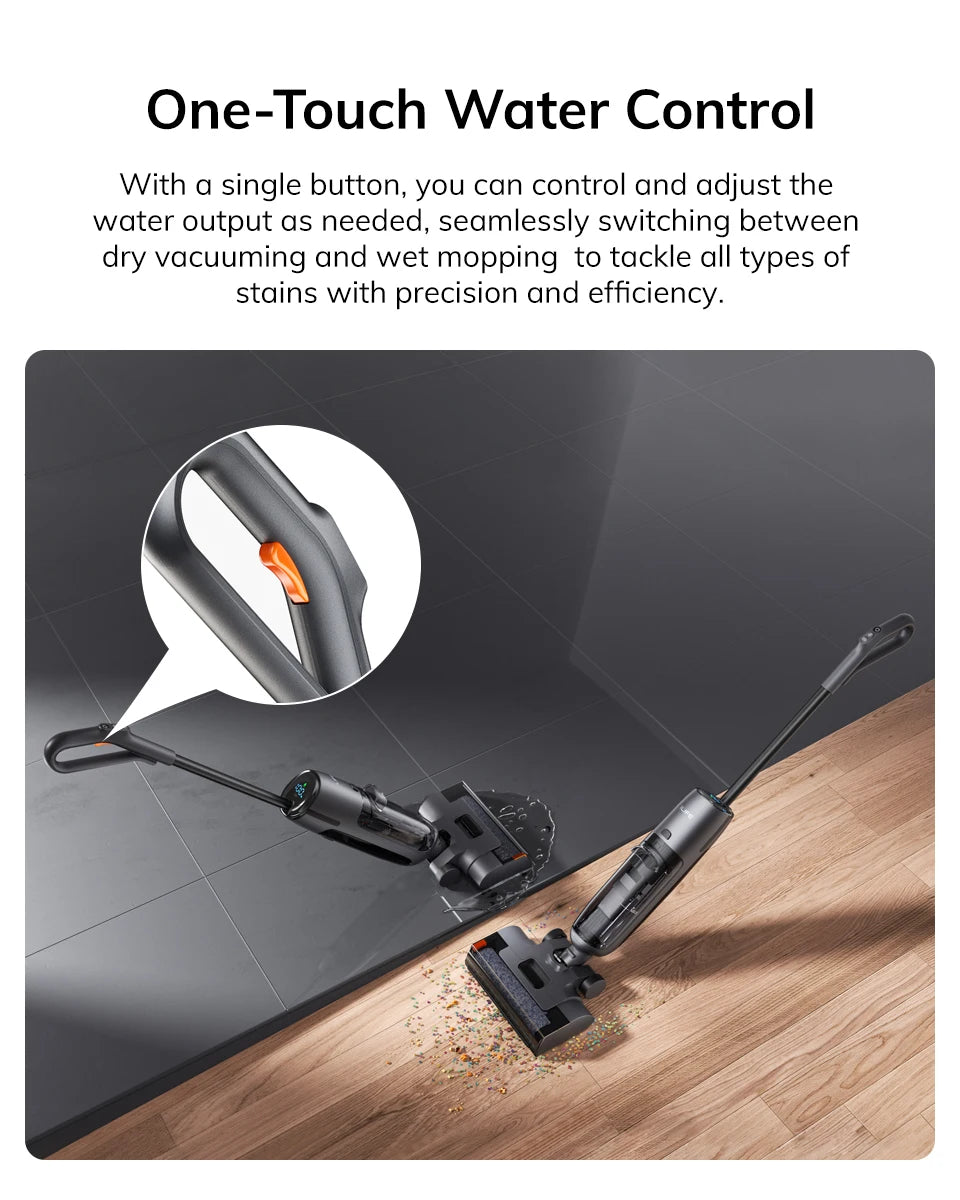 ILIFE W90 Pro Cordless Wet Dry Vacuum Cleaner & Smart Mop | 7000Pa Suction | Self-Cleaning Floor Washer