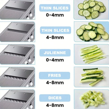 Vegetable chopper and slicer for salads meal prep and cooking
