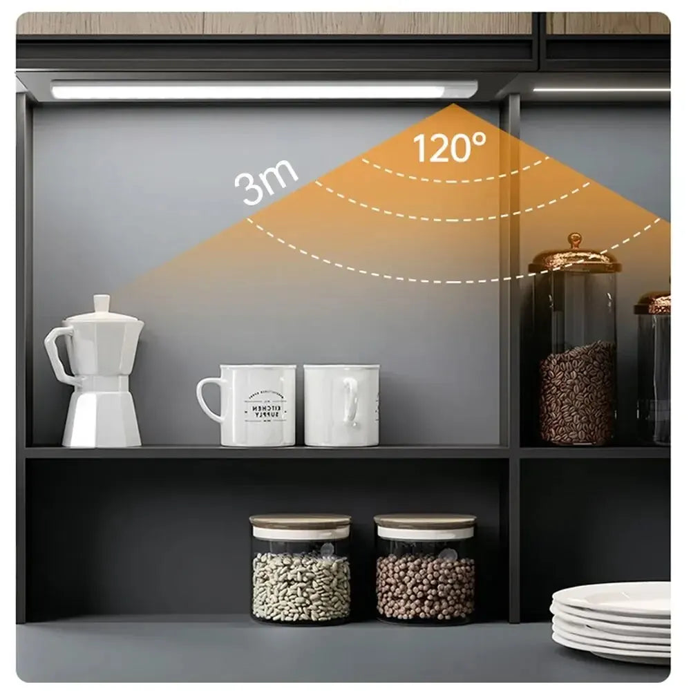 Motion Sensor Rechargeable Under Cabinet LED Light | ViralVaultX