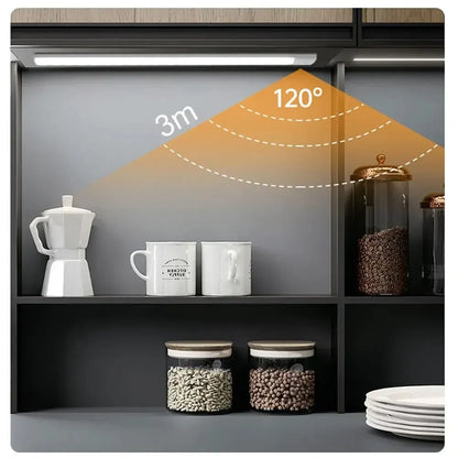 Motion Sensor Rechargeable Under Cabinet LED Light | ViralVaultX