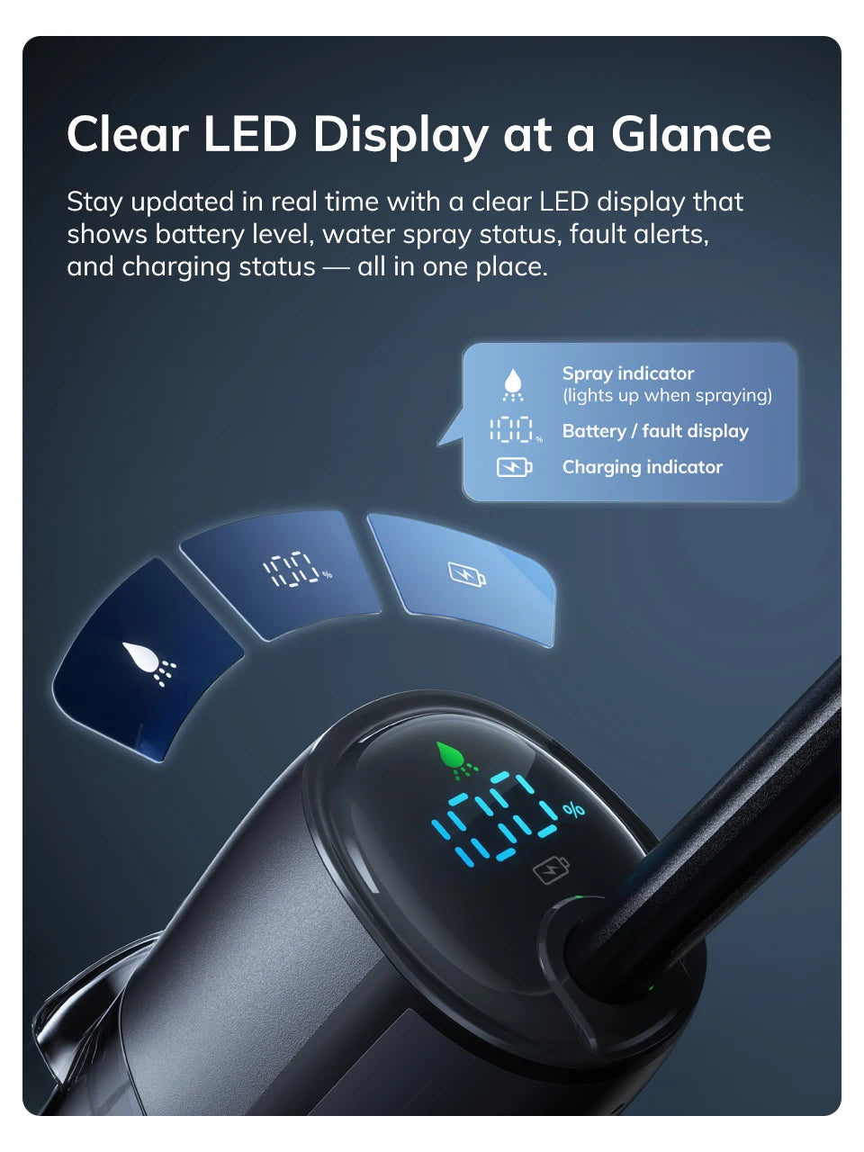 Lightweight cordless vacuum cleaner with smart mopping function