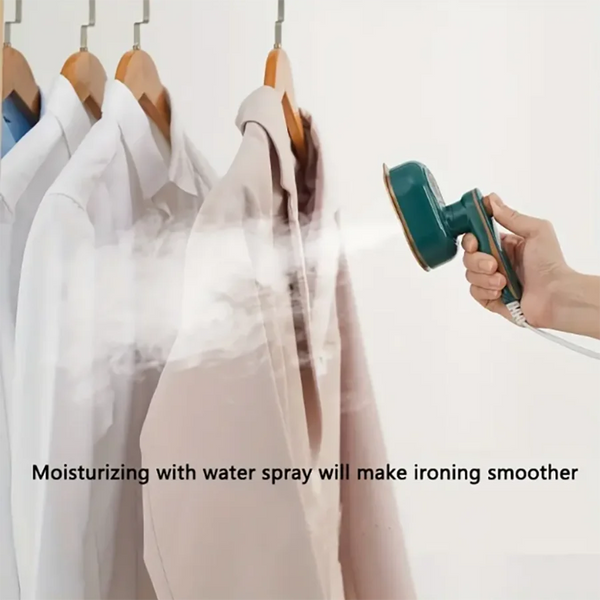 Mini portable steam iron travel garment steamer with 180 degree rotatable handle