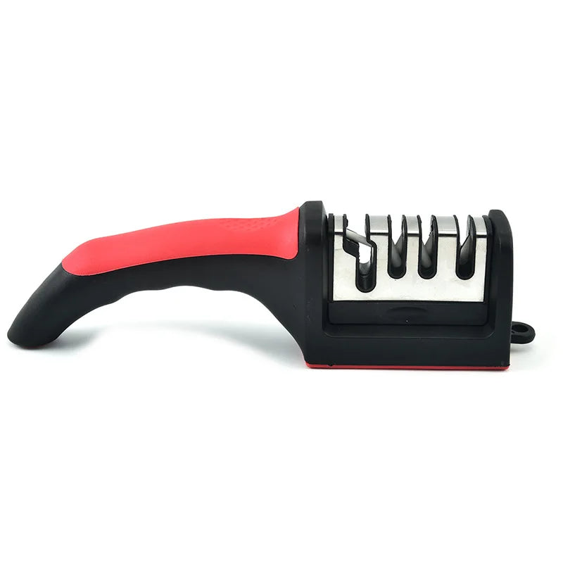 4-Stage Kitchen Knife Sharpener | Professional Manual Sharpening Tool | ViralVaultX