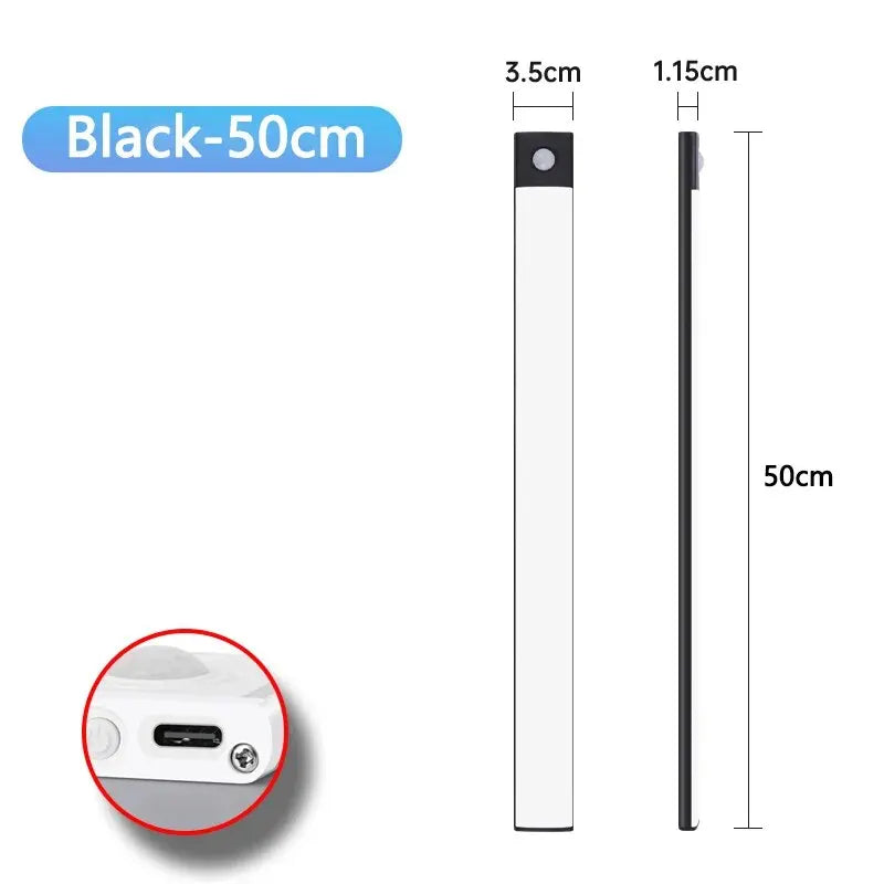 Motion Sensor Rechargeable Under Cabinet LED Light | ViralVaultX