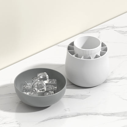 Reusable silicone ice cube maker for cocktails, coffee and cold drinks